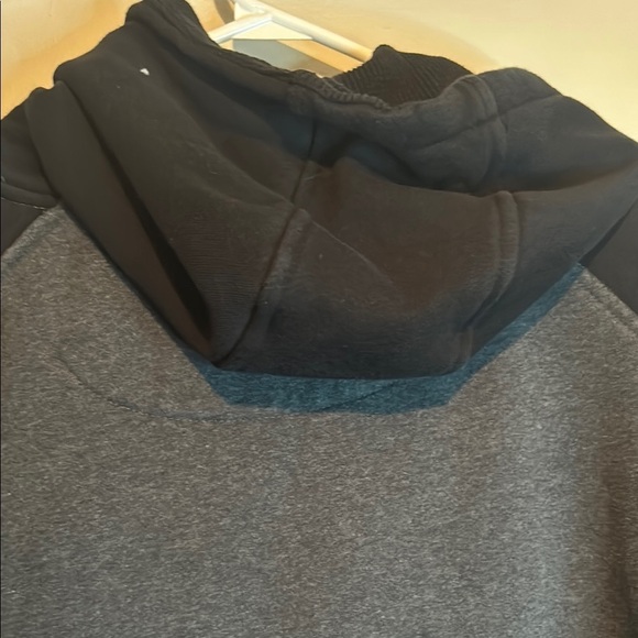 Avirex Gray and Black Two-Toned Hoodie - Picture 7 of 7